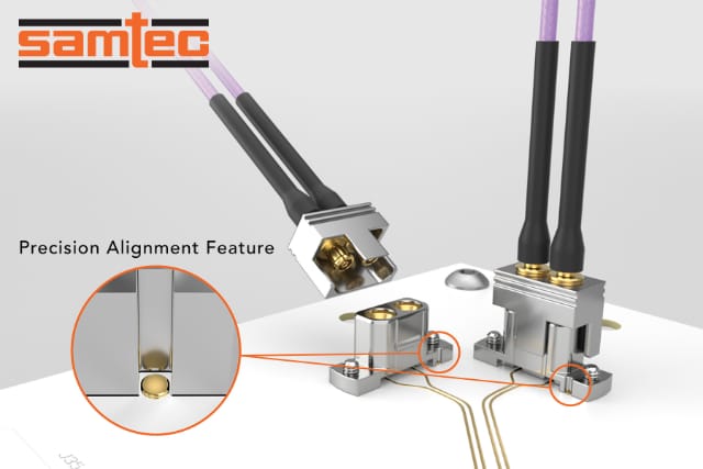 Samtec Releases Line of DC to 90GHz Connectors with Alignment Features
